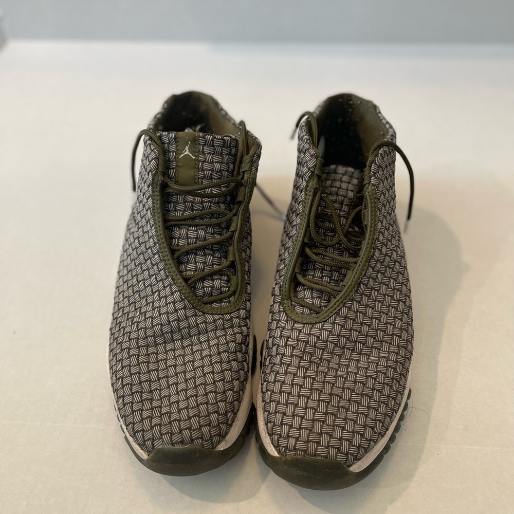 Men's Woven Sneakers - Olive and Gray